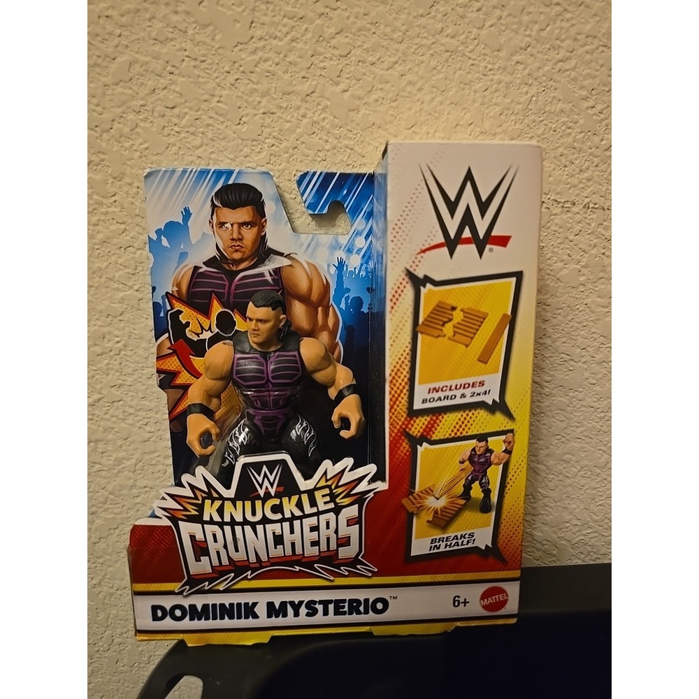 Mattel WWE Knuckle Crunchers Dominik Mysterio Figure NIB